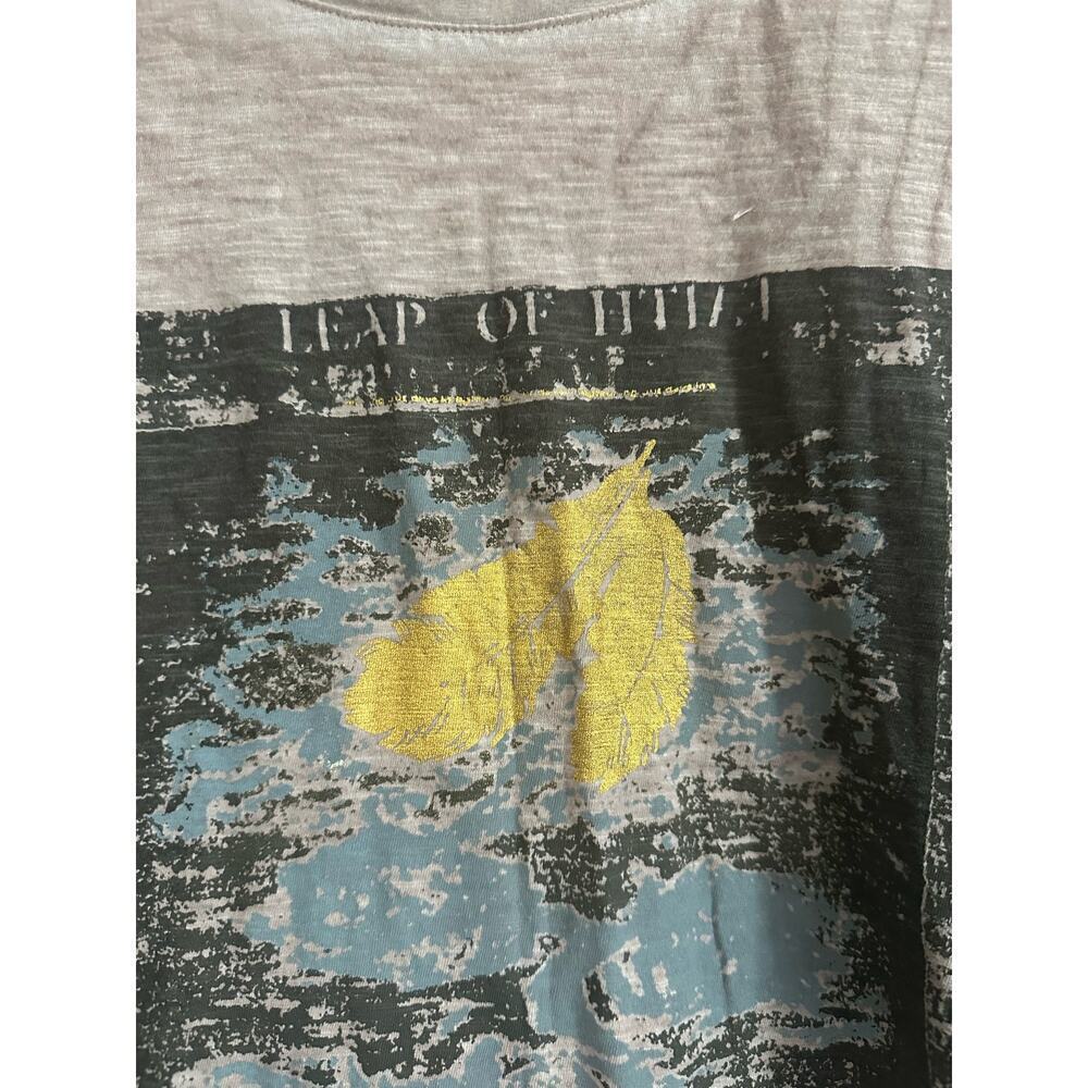 EXTRA TOUCH Abstract Graphic High-Low Tank Top Shirt - Curve Plus 2X - Picture 2 of 5
